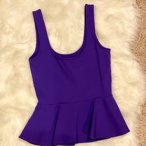 Size Small Purple BeBe Flutter Tank